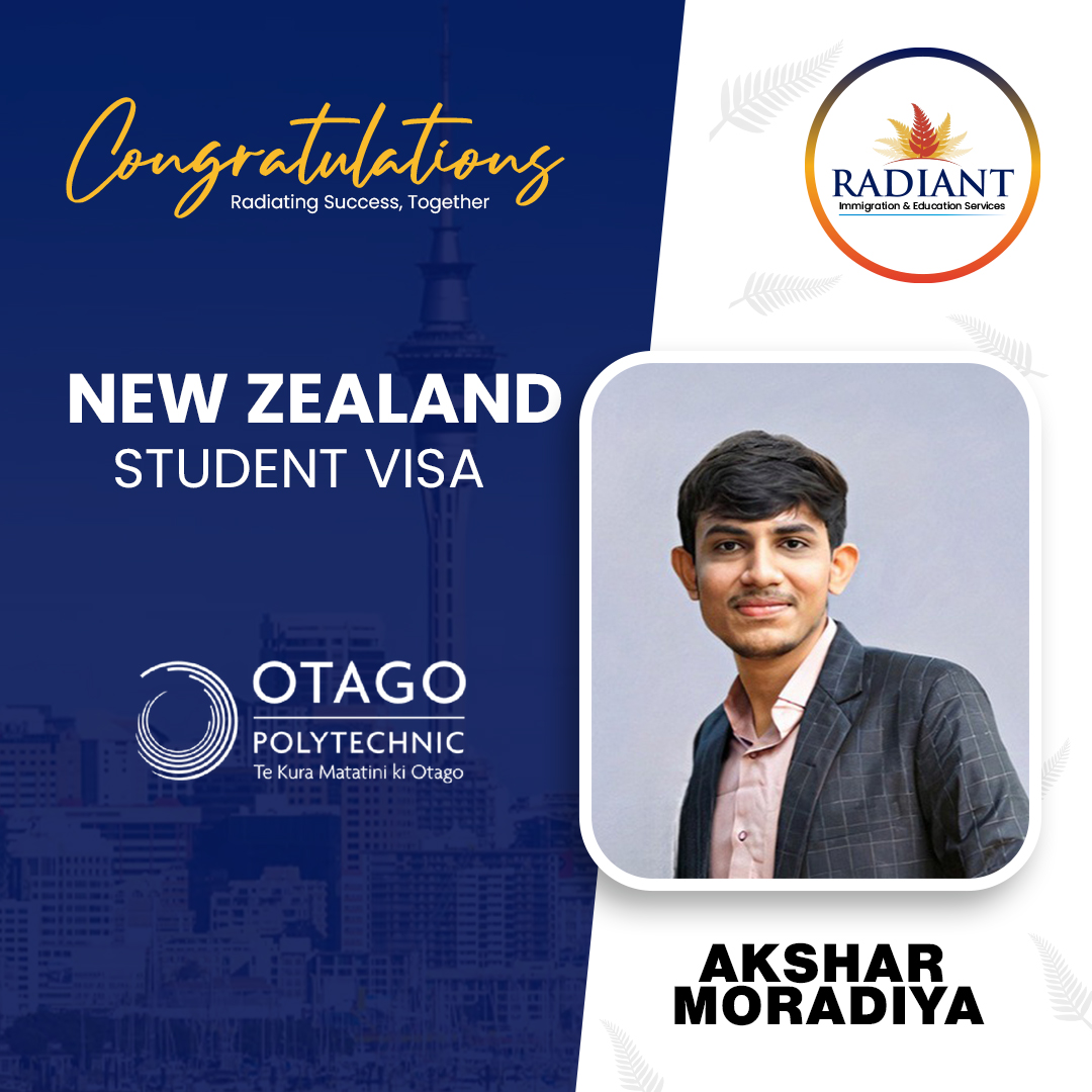 Akashar Moradiya Visa
