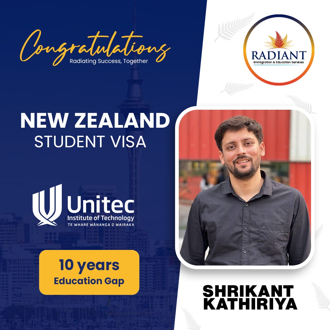 Shrikant Kathiriya Visa